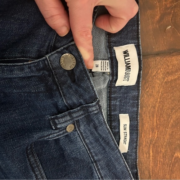 Williamrast | Slim Straight Distressed Denim | Blue Jean | Size 28 - Picture 5 of 9